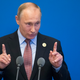 Russian President Vladimir Putin speaks after the Belt and Road Forum at the China National Convention Center in China on May 15, 2017. (AP Photo/Alexander Zemlianichenko, pool)